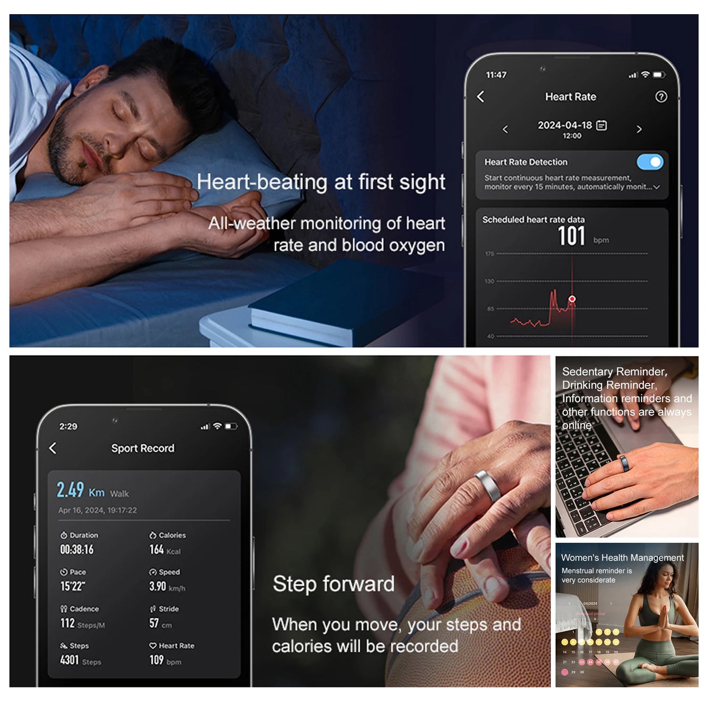 Bague Intelligente Santé et Performance™